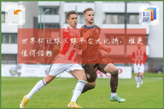 世界杯让球买球平台大比拼，谁更值得信赖